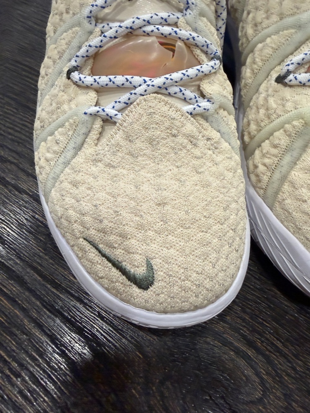 NIKE LEBRON 18 XVIII "LOS ANGELES BY DAY" LIGHT CREAM-PINK SZ 11.5 - Picture 10 of 14